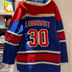 NEW YORK RANGERS HENRIK LUNDQVIST 30 OLD TIME HOCKEY SWEATSHIRT SIZE XL NWT